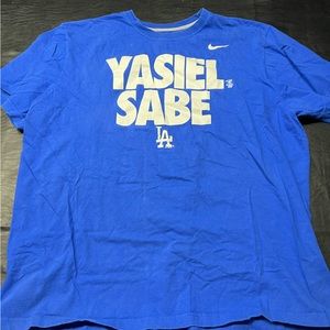 Yasiel Sabe Dodgers Nike Tee